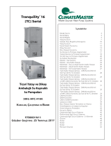 ClimateMaster  Tranquility® 16 Compact TC Series 4.4 - 17.6 kW  Install Manual