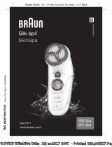 Braun SkinSpa, 909 Spa, 901 Spa, Silk-épil Kullanım kılavuzu
