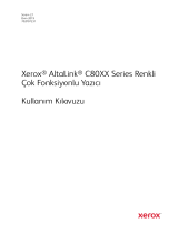 Xerox AltaLink C8030 / C8035 / C8045 / C8055 / C8070 Kullanici rehberi