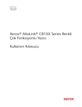 Xerox AltaLink C8130 / C8135 / C8145 / C8155 / C8170 Kullanici rehberi