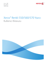 Xerox Color 550/560/570 Kullanici rehberi