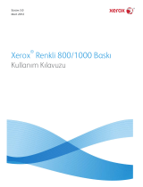 Xerox Color 800/1000/i Kullanici rehberi