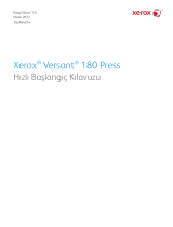 Xerox Versant 180 Hızlı başlangıç ​​Kılavuzu