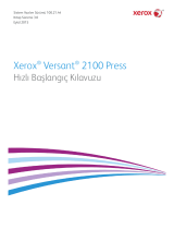 Xerox Versant 2100 Kullanici rehberi