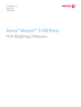 Xerox Versant 3100 Hızlı başlangıç ​​Kılavuzu