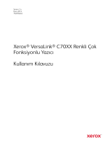 Xerox VersaLink C7020/C7025/C7030 Kullanici rehberi
