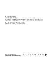 Alienware AW3418DW Kullanici rehberi