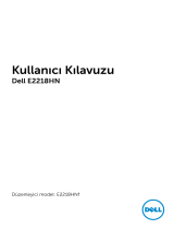 Dell E2218HN Kullanici rehberi