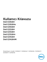 Dell E2416H Kullanici rehberi