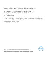 Dell E2720HS Kullanici rehberi