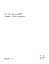 Dell Edge Gateway 3000 Series Kullanici rehberi