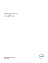 Dell Edge Gateway 3000 Series Kullanım kılavuzu