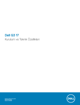 Dell G3 3779 Hızlı başlangıç ​​Kılavuzu