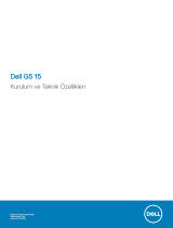 Dell G5 15 5587 Hızlı başlangıç ​​Kılavuzu