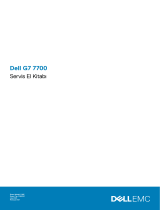 Dell G7 17 7700 Kullanım kılavuzu