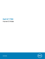 Dell G7 17 7790 Kullanım kılavuzu