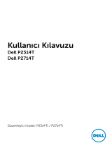Dell P2314T Kullanici rehberi