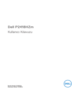 Dell P2418HZm Kullanici rehberi