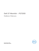 Dell P2720D Kullanici rehberi