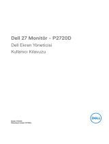 Dell P2720D Kullanici rehberi