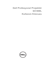 Dell Professional Projector S518WL Kullanici rehberi