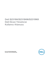 Dell S2319NX Kullanici rehberi