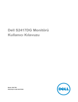 Dell S2417DG Kullanici rehberi