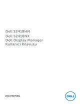 Dell S2418H/S2418HX Kullanici rehberi