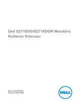 Dell S2716DG Kullanici rehberi