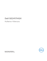 Dell SE2417HGX Kullanici rehberi