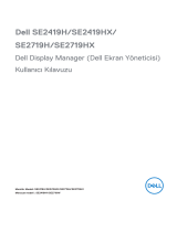 Dell SE2419H/SE2419HX Kullanici rehberi