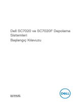 Dell Storage SC7020 Hızlı başlangıç ​​Kılavuzu