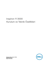 Dell Inspiron 11 3162/3164 Hızlı başlangıç ​​Kılavuzu