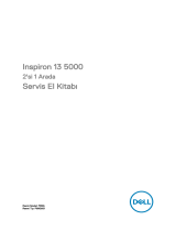 Dell Inspiron 13 5379 2-in-1 Kullanım kılavuzu