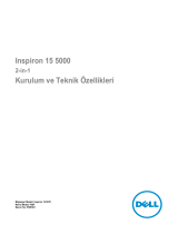 Dell Inspiron 15 5578 2-in-1 Hızlı başlangıç ​​Kılavuzu