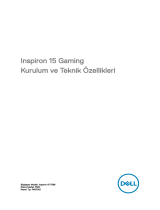 Dell Inspiron 15 Gaming 7566 Hızlı başlangıç ​​Kılavuzu