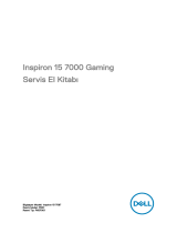 Dell Inspiron 15 Gaming 7567 Kullanım kılavuzu