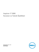 Dell Inspiron 17 5767 Hızlı başlangıç ​​Kılavuzu