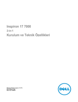 Dell Inspiron 17 7779 2-in-1 Hızlı başlangıç ​​Kılavuzu