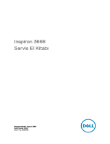 Dell Inspiron 3668 Kullanım kılavuzu