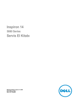 Dell Inspiron 5458 Kullanım kılavuzu