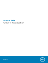 Dell Inspiron 5494 Hızlı başlangıç ​​Kılavuzu