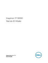 Dell Inspiron 5770 Kullanım kılavuzu