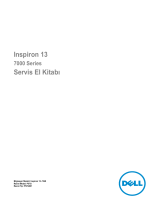 Dell Inspiron 7348 2-in-1 Kullanım kılavuzu