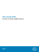 Dell Latitude 5400 El kitabı