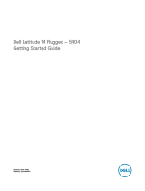 Dell Latitude 5404 Rugged Hızlı başlangıç ​​Kılavuzu