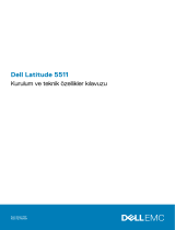 Dell Latitude 5511 Hızlı başlangıç ​​Kılavuzu
