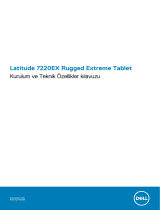 Dell Latitude 7220EX Rugged Extreme El kitabı