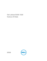 Dell Latitude E5250/5250 El kitabı