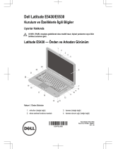 Dell Latitude E5430 Hızlı başlangıç ​​Kılavuzu